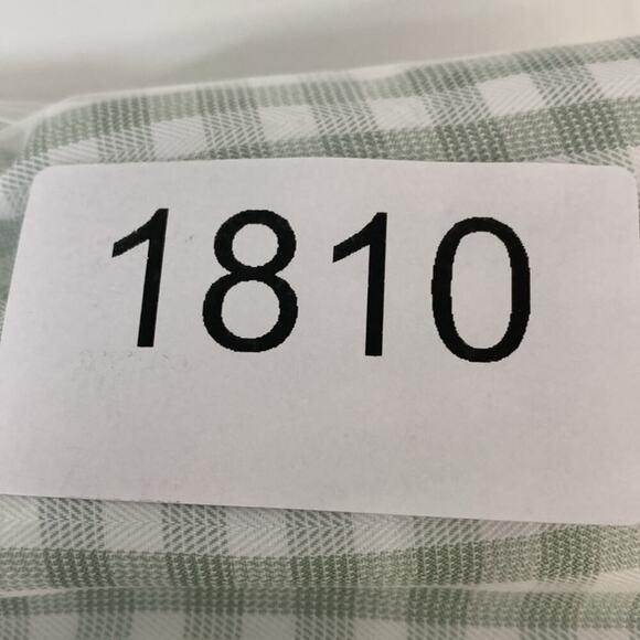 Gianni Bini Gingham Babydoll Dress Women's 10 Green - Picture 12 of 12